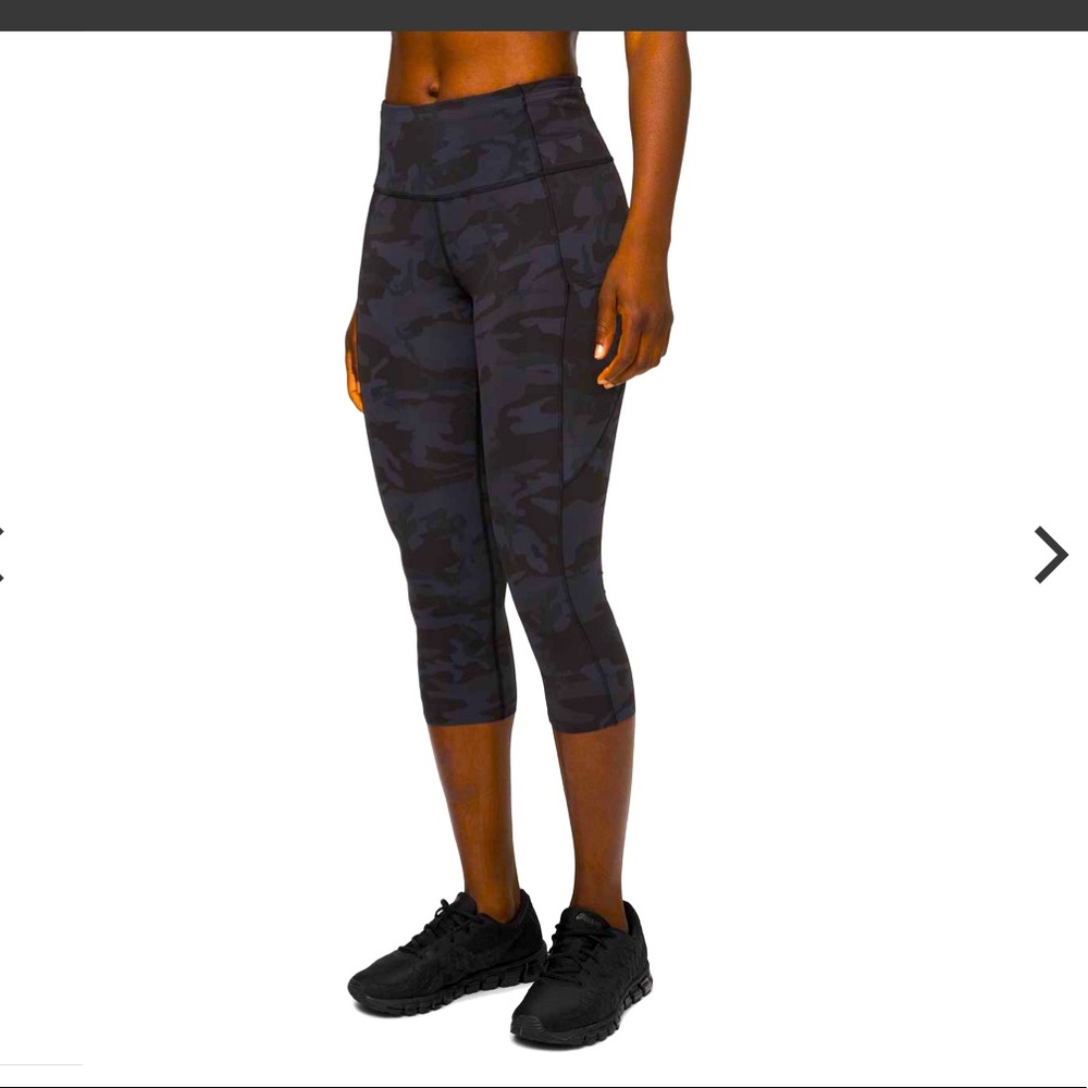 Lululemon Fast and Free Camo Print size 4